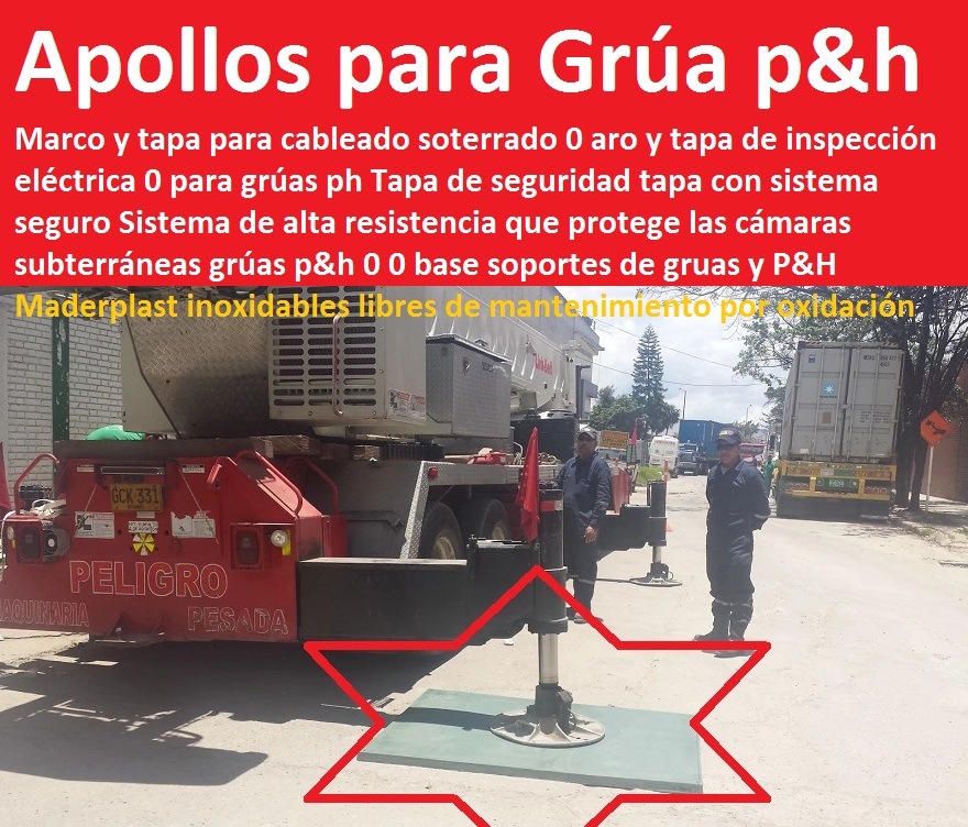 Marco y tapa para cableado soterrado 0 aro y tapa de inspección eléctrica 0 para grúas ph Tapa de seguridad tapa con sistema seguro Sistema de alta resistencia que protege las cámaras subterráneas grúas p&h 0 0 Marco y tapa para cableado soterrado 0 aro y tapa de inspección eléctrica 0 para grúas ph Tapa de seguridad tapa con sistema seguro Sistema de alta resistencia que protege las cámaras subterráneas grúas p&h 0 0